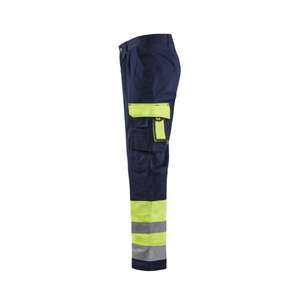 BLAKLADER - 158418603389D96 Pantalones Hi-Vis Amarillo/Azul marino-EAN 7330509283752 ROPA DE TRABAJO DE 2017 - Product Image 5