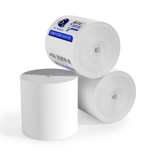 Papel térmico de 57x50mm, papel de recibo de caja registradora de 80mm de alto brillo y una sola capa para uso en mostrador de tienda de aperitivos - Product Image 1