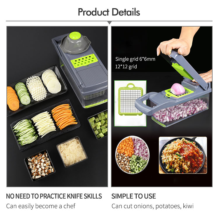 13 In 1 Manual Vegetable Chopper Cutter Kitchen Tools