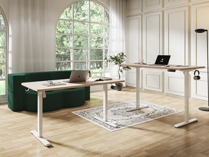 Bureaux de travail ergonomiques réglables en hauteur NBHY à prix d'usine pour espaces commerciaux et bureaux – Bureau assis-debout à moteur unique - Product Image 3
