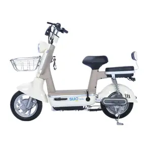 Pemasok populer murah sepeda listrik 14 inci 2 roda Kota dua sepeda E tahan lama dua sepeda kota listrik