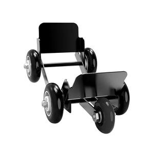 Chariot pliable robuste pour roues de moto - Chariot de déplacement de pneus à 5 roues avec outils pour réparation d'éclatement de pneus et transport d'urgence de véhicules - Product Image 1