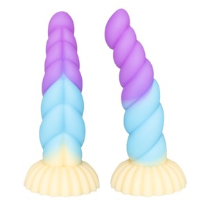 Dildo anal en silicone écologique lumineux et coloré avec ventouse puissante, étanche IPX6, pour femmes et couples, jouet sexuel - Product Image 3