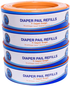 Venta al por mayor de fábrica: Productos prácticos para bebés, recambios de pañaleros de gran venta, compatibles con todos los pañaleros Diaper Genie, bolsas de recambio. - Product Image 1