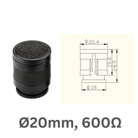 Microphone dynamique de haute qualité 20 mm pour instrument de saxophone acoustique