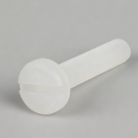 Vis à tête fraisée en PVDF, vis à tête ronde en plastique