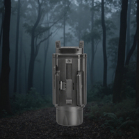 Lampe torche tactique magnétique rechargeable avec laser rouge, blanc et vert réglable, application en aluminium