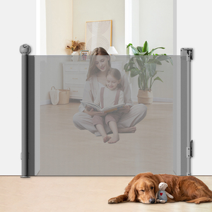 Installation de pression de prix direct d'usine/aucun perçage requis portes de bébé rétractables pour l'utilisation d'escaliers de balcon de salle de bains de chambre à coucher - Product Image 4