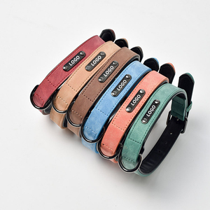 <span class=keywords><strong>Collar</strong></span> de cuero para perro, accesorio de lujo suave, color sólido, mate, bajo precio, boutique - Product Image 2