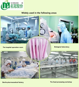 Không dệt sợi tổng hợp bộ lọc không khí phương tiện truyền thông CuộN Pocket Lọc xây dựng cho ngành công nghiệp Xây Dựng Bộ lọc không khí phương tiện truyền thông nhà cung cấp - Product Image 3