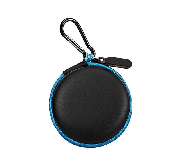 Wholesale Custom Logo Design Mini Hard Carabiner Cover Case Wireless Earphone Headphone Earphone EVA Case Earphone Zipper Case