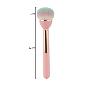 Pinceau à blush vegan en nylon synthétique, pinceau à ongles en plastique, outil de beauté personnalisé avec logo - Product Image 4