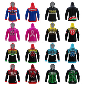 Men’s Polynesian Tribal Print Hoodie – Full Zip Long Sleeve Sweatshirt | Unisex Graphic Hooded Jacket