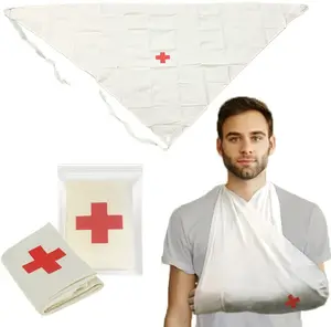 医療包帯アームスリング応急処置包帯創傷包帯骨折固定三角包帯