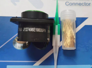 Connecteur électrique circulaire à 16 broches Amphenol Aerospace Operations JY27466T17B26P avec une durée de vie de 500 cycles - Product Image 2