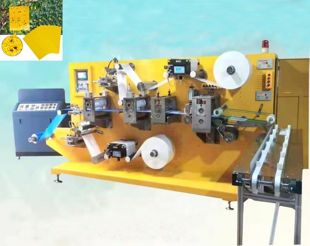 Automatic Flying Glue Trap Making Machine, Yellow Sticky Trap Making Machine,Insects Glue Trap Machine