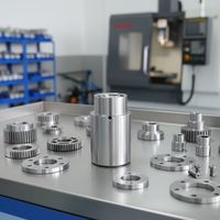 Services de fraisage CNC sur mesure, électroérosion à fil et perçage pour composants en acier inoxydable et aluminium, prototypage rapide, finition anodisée
