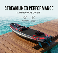JetFly 09GT Jetboard à grande vitesse 64 km/h 110CC en fibre de carbone, alimenté par du gaz essence, moteur pour sports nautiques, modèle Jetboard