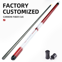 TuoYuan Queue de billard en fibre de carbone de style chinois personnalisée, sans déformation, à faible flexion, pour le jeu de snooker, vente directe d'usine