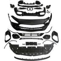 Kit carrosserie Style CLA45 pour mercedes-benz CLA-CLASS W118 2020-ON matériau PP pare-chocs avant diffuseur arrière mentonnière de protection avant