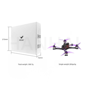 Nuevo Marco de Carreras Wind5 Lite V2 de 5 Pulgadas Positive X y Accesorios para un Rendimiento Óptimo FPV, Juego Completo, Distancia entre Ejes 195mm - Product Image 4
