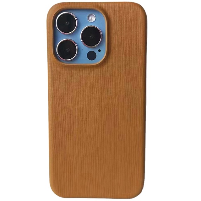Latest Design High Quality Genuine Leather Cell Mobile Phone case for iphone 15 Pro