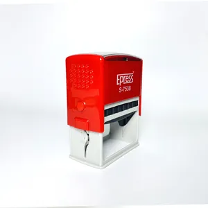 Stamps Stamp Making Machine 75 * 38 Mm Rectangle Self Inking Mega Date Stamp For Office