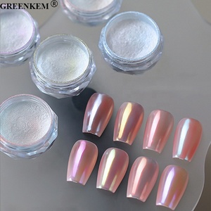 Nuevo Polvo Mágico Plateado <span class=keywords><strong>para</strong></span> Decoración de <span class=keywords><strong>Uñas</strong></span> Moonlight, Polvo Acrílico Perlado Súper Brillante, Polvo Cromado Aurora <span class=keywords><strong>para</strong></span> <span class=keywords><strong>Uñas</strong></span> - Product Image 2