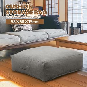 Schaumstoff-Gestepptes Baumwoll-Dickes Bohemian-Kissen Wetterfestes Boden-Sofa-Sitzkissen mit Anpassbarer Farbe - Product Image 1