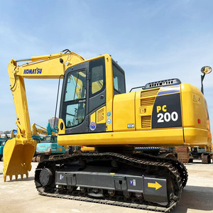 รถขุด Komatsu รถขุดไฮดรอลิก20ตันมือสอง Komatsu escavadora PC200 PC200-8 - Product Image 1