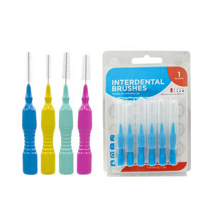 Top Selling Fashion Gum Stimulation PP+TPE Straig Shape <b>Bamboo</b> Lnterdental <b>Brush</b> Ror Assisting With Oral Cate - Product Image 3