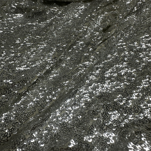 S-12668 Tinh <span class=keywords><strong>T</strong></span>ế 3Mm Bạ<span class=keywords><strong>c</strong></span> Sequin Và Trắng Thêu 100% Polyester Vải Tuyn Vải Cho Quần Áo - Product Image 5