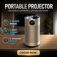 V3Q Smart Home Theater Video Laser LED Mini Projecteur Portable Extérieur Ultra Android 14 Wi-Fi à Courte Portée