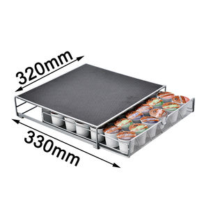 <span class=keywords><strong>Dolce</strong></span> <span class=keywords><strong>Gusto</strong></span> — dosettes de café, logo personnalisé, nouveau, pièces, support de stockage de capsules de café en fer et métal revêtu de poudre, lots de 36 pièces - Product Image 4