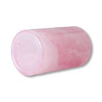 Flacon de parfum Bouchon professionnel écologique Flacon de parfum 100ml en verre rose rond givré
