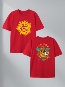 Camiseta Gráfica <span class=keywords><strong>Old</strong></span> Row Sun 100% Algodón, Almacén en EE. UU., 7 Colores - Product Image 5