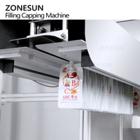 ZONESUN ZS-ASP2 automatique Double tête pompe magnétique détergent liquide jus boisson bec poche remplissage capsulage Machine