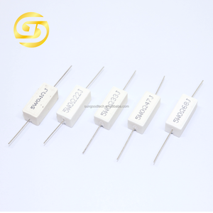 Xi măng điện trở 5 W 3.3K ohm 5w3k3j 5 watts <span class=keywords><strong>3k3</strong></span> gốm điện trở trục loại với dẫn - Product Image 4