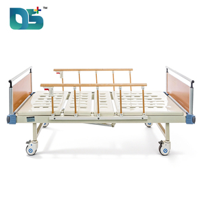 <span class=keywords><strong>Lit</strong></span> médical d'hôpital et de soins intensifs à <span class=keywords><strong>deux</strong></span> fonctions, manuel et réglable, avec 2 manivelles, en alliage d'aluminium et tête de <span class=keywords><strong>lit</strong></span> en bois, <span class=keywords><strong>pour</strong></span> patient - Product Image 3