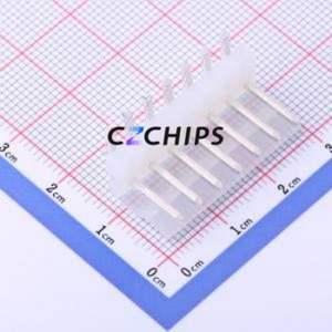 HC-3.96-7A7W Wire-to-Board Pin Header Bent Lead Through Hole,P=3.96mm Connector 1x7P 3.96mm Right Angle Insert CH - Product Image 1