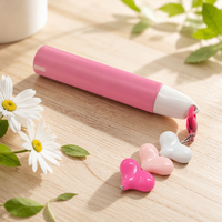 Tube souple rose de 10 ml en gros avec applicateur en silicone et porte-clés cœur pour baume à lèvres et crème contour des yeux – Fournisseur