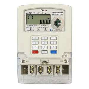 Single phase two wire prepayment energy meter