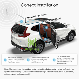 Xe điện thoại di động tăng cường tín hiệu xe di động khuếch đại tín hiệu 5G 4G LTE 3G 700 800 <span class=keywords><strong>850</strong></span> 900 2100 1800 2600 pcs 1900 AWS 1700 <span class=keywords><strong>MHz</strong></span> - Product Image 5