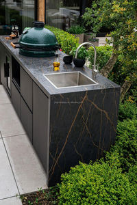 <span class=keywords><strong>Cuisine</strong></span> de jardin BBQ <span class=keywords><strong>d</strong></span>'extérieur Petites unités portables Équipement Portes à gaz Cadre <span class=keywords><strong>d</strong></span>'îlot résistant aux intempéries Évier personnalisé <span class=keywords><strong>Cuisine</strong></span> de jardin - Product Image 4