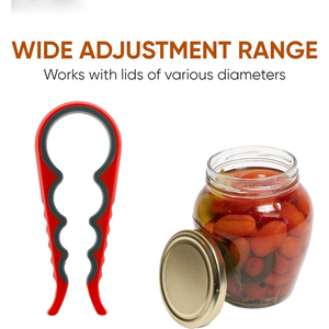 Wholesale <b>Kitchen</b> Gadgets 4 in 1 Multifunctional Manual Beer Tin Can Opener Jar Lid Remover - Product Image 3