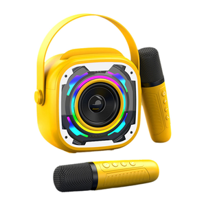 Trẻ Em Người Lớn Hát Món Quà Xách Tay <span class=keywords><strong>Bluetooth</strong></span> Kết Nối Giáng Sinh Đồ Chơi Ma Thuật Bằng Giọng Nói Điện Thoại Đứng Thiết Kế Mini Máy Karaoke - Product Image 5