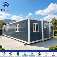 Suite de jardin Cabana au bord de la piscine, maison conteneur modulaire extensible de 20 à 30 pieds, résistante au vent de 150 km/h, maison galvanisée, villa 1, 2 ou 3 chambres