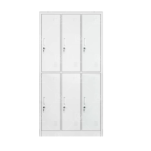 Hiện Đại Sáu Cửa Thép <span class=keywords><strong>Locker</strong></span> Key-Lock Phòng Tập Thể Dục Túi Lưu Trữ Tủ Cho Văn Phòng Nhân Viên Ký Túc Xá Quần Áo <span class=keywords><strong>Locker</strong></span> - Product Image 1