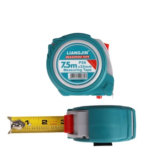 Ruban à mesurer en acier LIANGJIN <span class=keywords><strong>PO6</strong></span> pour le commerce extérieur, entièrement en anglais, à remontage automatique, 7,5 m, métrique, impérial, double échelle, résistant à l'usure - Product Image 5