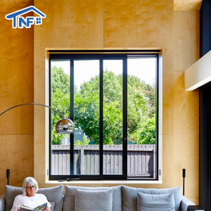 NF USA Carolina Certified Hurricane Impact Insulated Tempered Glass <strong>Sliding</strong> <strong>Window</strong> NOA Project Aluminum Alloy <strong>Sliding</strong> <strong>Windows</strong> - Product Image 2